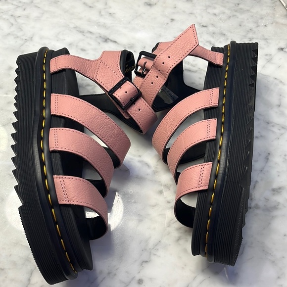 Dr. Martens Blaire Sandals in Peach size 8 NEW - Picture 5 of 12